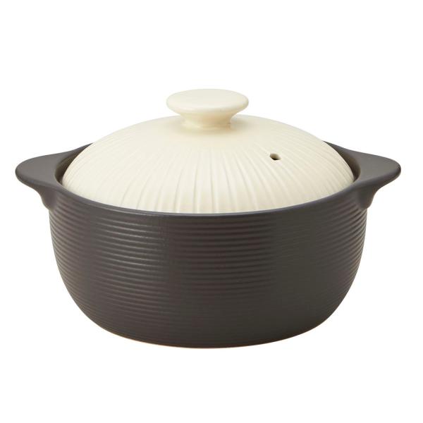 ミヤオ サーマテック IH対応 深型 土鍋 アイボリー THM23-620