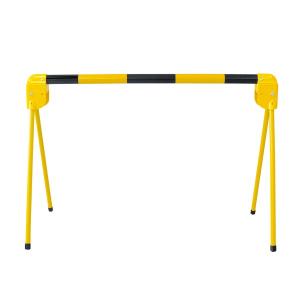 折りたたみスリムタイプバリケード プラバー 小 （1m） 黄/黒 プラバーTR(小)