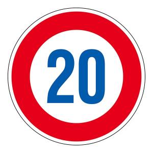 日本緑十字社 道路標識 構内用 アルミ製 反射タイプ 速度制限 30km/h