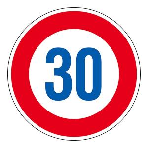 日本緑十字社 道路標識 構内用 アルミ製 反射タイプ 時速制限 20km/h