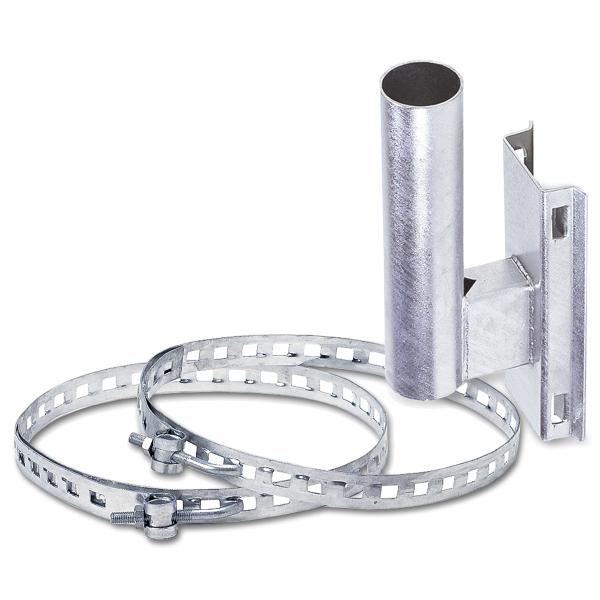 ミラー電柱取り付け金具 76.3Φ用 取り付けバンド2本付 277601 日本緑十字社