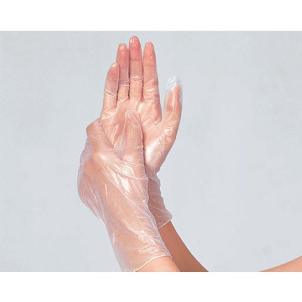 タケトラプラスチック手袋200 パウダーフリー クリア Mサイズ 1箱200枚入×10箱セット 竹虎