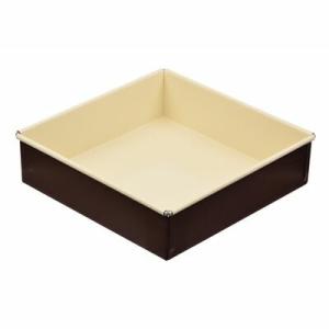 フッ素加工 ラフィネ スクエアケーキ 焼型 18cm D-6121 パール金属