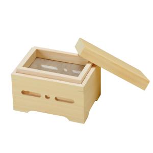 ネタ箱 かぶせ蓋 目皿・ステンレスバット付 （大） ヤマコー : くら助