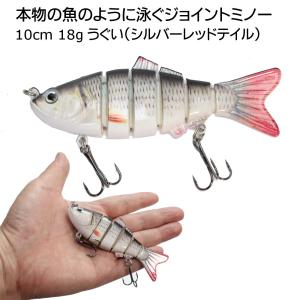 i-loop ジョイントミノー 10cm 18g ウグイ（シルバーレッドテイル）ミノーセットトラウト シーバス スイムベイト ビッグベイト ジョイントベイト