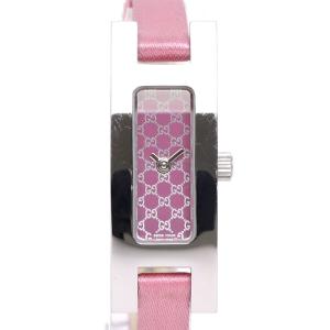 送料無料 グッチ Gucci 3900l レディース腕時計 1sa0122 Ss 革ベルト 無料サンプルok ピンク文字盤 細身デザイン クォーツ