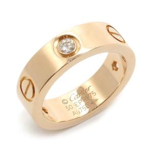 送料無料 カルティエ Cartier ラブリング 3pダイヤ 10 約10号 刻印50 ダイヤモンド3p Love 750pg 業界no 1 ピンクゴールド 美品 1sb0303 指輪