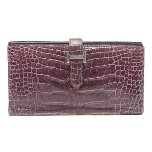 美品！HERMES エルメス べアン 4連キーケース ピンク レザー 財布 HERMES エルメス 4連 キーケース ピンク シルバー ベアン 鍵 H