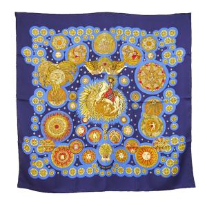 HERMES（エルメス） スカーフ カレ90 Qu'importe le flacon 香水瓶 100