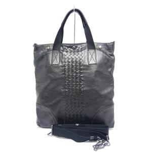 ボッテガヴェネタ BOTTEGA VENETA トートバッグ 273312 2WAY ショルダーバッグ ブラック｜kurata7