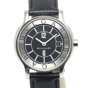 GUCCI(グッチ) バングル 1900L 黒文字盤 ステンレススチール(SS