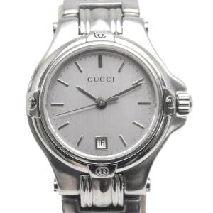 GUCCI（グッチ） 腕時計 7700L ステンレススチール シルバー ホワイト