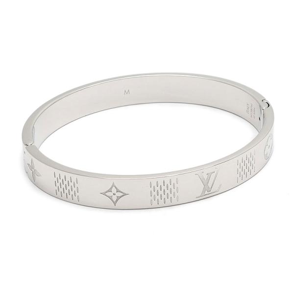 ルイヴィトン Louis Vuitton バングル・ダミエ ステープル M ブレスレット M1387...