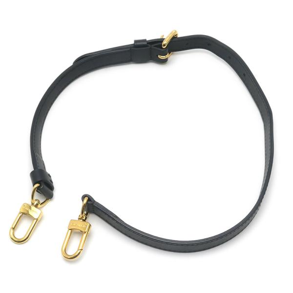 ルイヴィトン Louis Vuitton LV ショルダーストラップ 肩掛け 約74cm ブラック