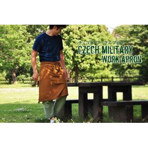 チェコ軍 ワークエプロン 4色 男女兼用 コッ...の詳細画像1