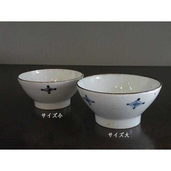 砥部焼　　茶碗　E柄　菱文　大　古砥部　陶彩窯　焼き物　陶器