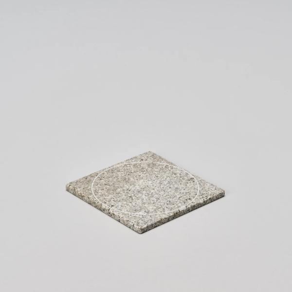 コースター　Coaster   プレート　プランタープレート 正方形　 庵治石  AJI PROJE...
