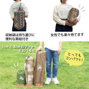 キャンプマット 3cm シングル 自動膨張式 ...の詳細画像3