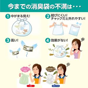 便利な消臭袋 Plus+ 中 約30L 20枚...の詳細画像3