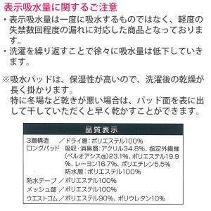尿漏れパンツ 軽失禁パンツ 男性用 2枚組 4...の詳細画像5