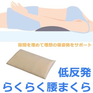 メーカー直送 体圧分散 腰まくら 低反発 らくらく