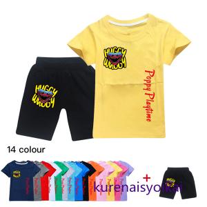 poppy playtime ハギーワギー ポピープレイタイム スクイーズ   Tシャツ キッズ　子供　男女兼用　 tシャツ　上下セット