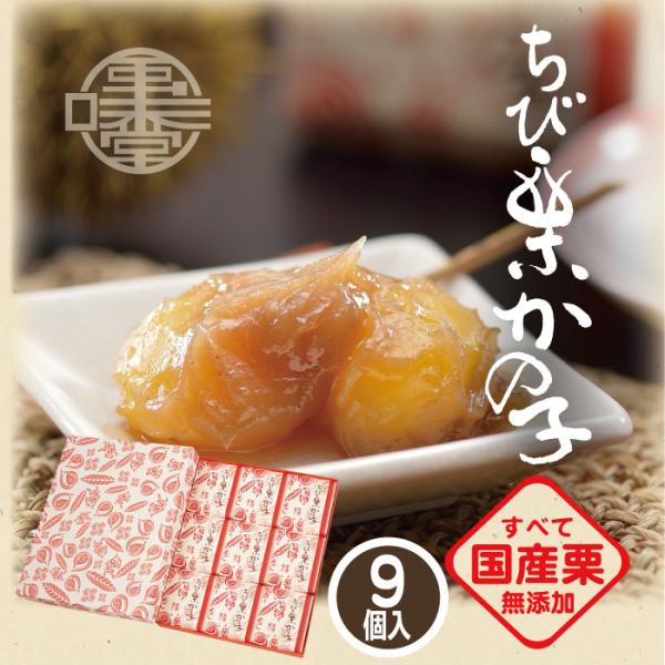 栗きんとん 和菓子 ギフト 和菓子 ちび栗かの子 9個入 80g×9 栗庵風味堂 国産 贈答  お歳...