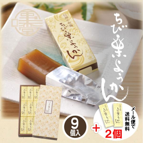 メール便 ちび栗ようかん 9個入 42g×9 送料無料 栗庵風味堂 国産 一口羊羹 ミニ お一人様 ...