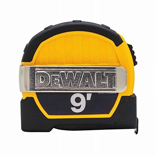 Dewalt DWHT33028M 4パック 9フィート 磁気ポケットテープメジャー ブラックとイエ...