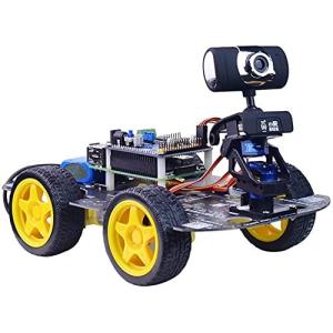 xiaor Geek DsワイヤレスWiFiスマートロボット車ロボットキットRaspberry Pi、リモート制御HDカメラ8?G SD｜kurichan-shop