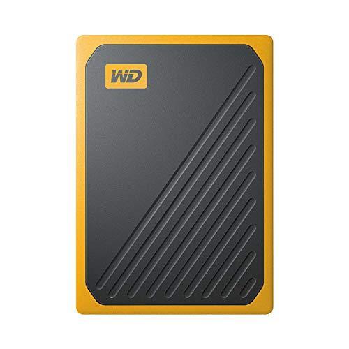 ウエスタンデジタル WD ポータブルSSD 2TB USB3.0 イエロー My Passport ...