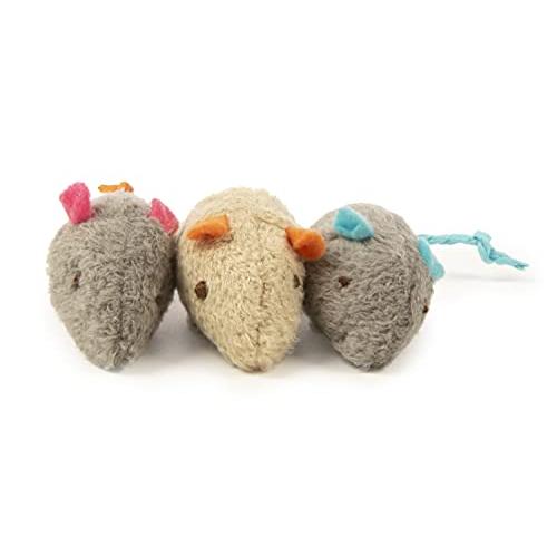 SmartyKat SkitterCritters Catnip Mice キャットニップ ネズミ型...