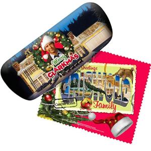 Spoontiques Christmas Vacation Merry Clarkmas アイジグラスケース レンズクロス付き 並行輸入｜kurichan-shop