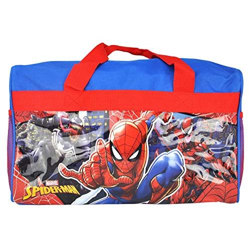 スパイダーマン　Ruz Spiderman 600D ポリエステル ダッフルバッグ プリント PVC...