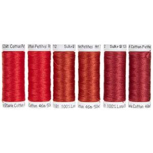 Sulky Sampler 12 Wt. Cotton Petites-Six Pack-Redwork Assortment  並行輸入｜kurichan-shop