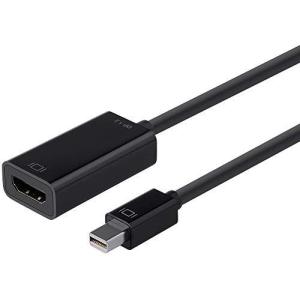 Mini DisplayPort 1.2?A/ThunderboltTM to 4?K HDMI Rパッシブアダプタブラック12795｜kurichan-shop