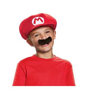 Super Mario Brothers Mario Kids Hat & Mustache スーパーマリオブラザーズマリオキッズハット｜kurichan-shop