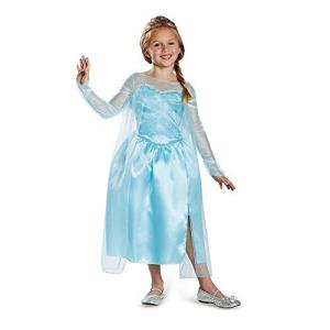 アナと雪の女王 エルサ 衣装 ワンピース ドレス プリンセス ディズニー公式 コスチューム グッズ 子供用 XSサイズ　100cm 並行 並行輸入