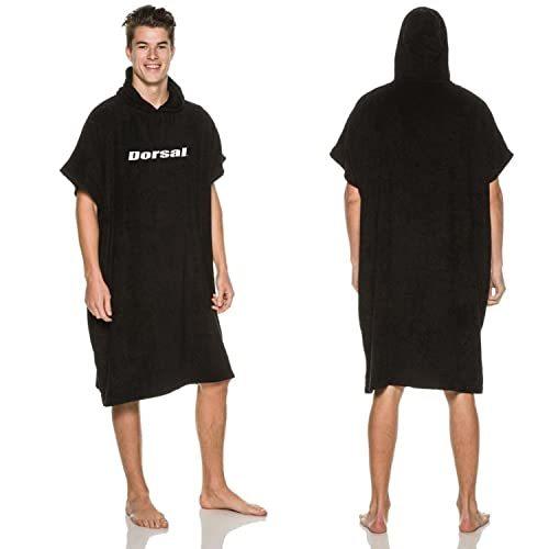 Dorsal Surf Changing Poncho Robe Towel - Black by ...
