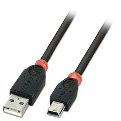 LINDY 5m USB 2.0ケーブル、タイプAからミニB、黒 並行輸入 並行輸入