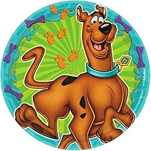 Amscan Awesome Scooby-Doo Round Paper Plates Birth...