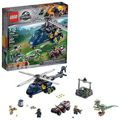 LEGO Jurassic World Blue&apos;s Helicopter Pursuit 7592...