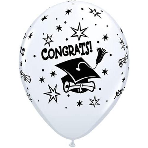 11 Graduation &apos;Congrats You Did It&apos; Latex Balloons...