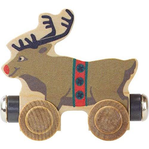 米国正規商品・ネームトレイン 木製おもちゃ NameTrain - Rudy Reindeer トナ...