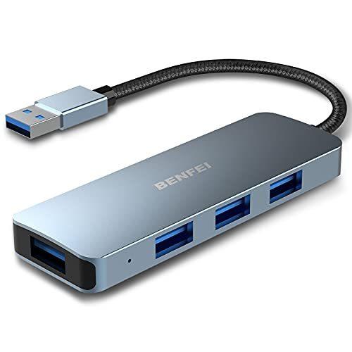 Lakko 4ポートUSB 3.0ハブ、Benfei Ultra-Slim USB 3.0ハブはMa...