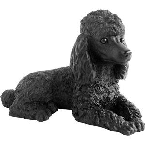 Sandicast Sculpture  Small  Lying Black Poodle by Sandicast  並行輸入