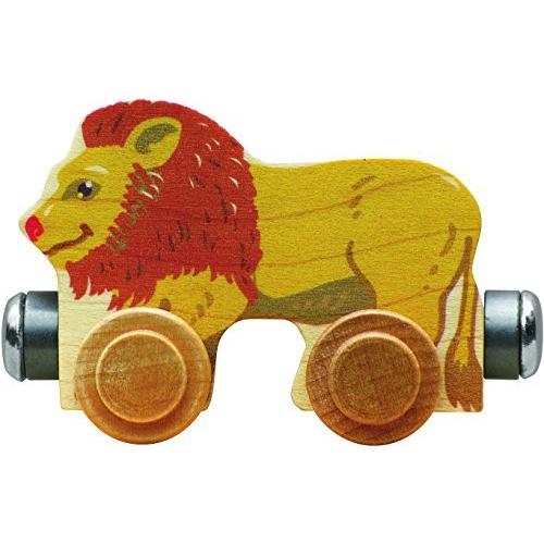 米国正規商品・ネームトレイン 木製おもちゃ NameTrain - Leonardo Lion ライ...
