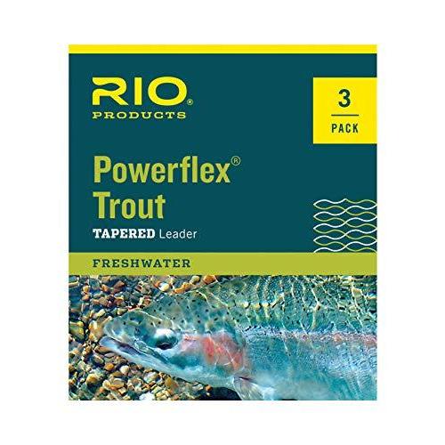 Rio: Powerflex Trout Leaders  3 Pk  7.5ft 5X  並行輸入