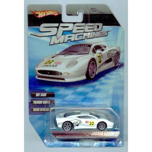 ホットウィールスピードマシンジャガーXJ220ホワイト1:64スケール 並行輸入