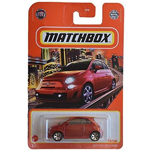 Matchbox 2019 Fiat 500 Turbo、レッド 19/100 並行輸入 並行輸入